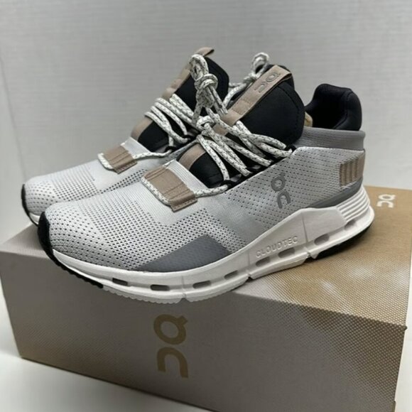 NEW On Running 💎 Cloudnova White Sand Women's Shoes